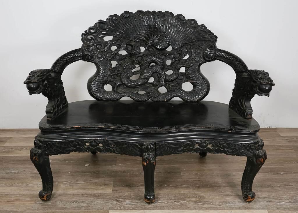 JAPANESE MEIJI PERIOD EBONIZED