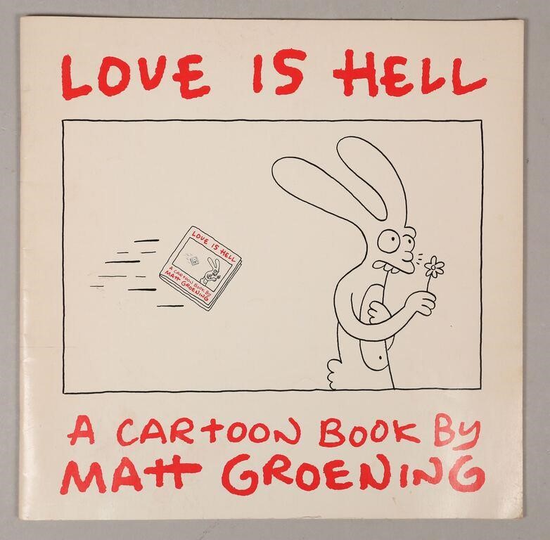 MATT GROENING CARTOON BOOK LOVE