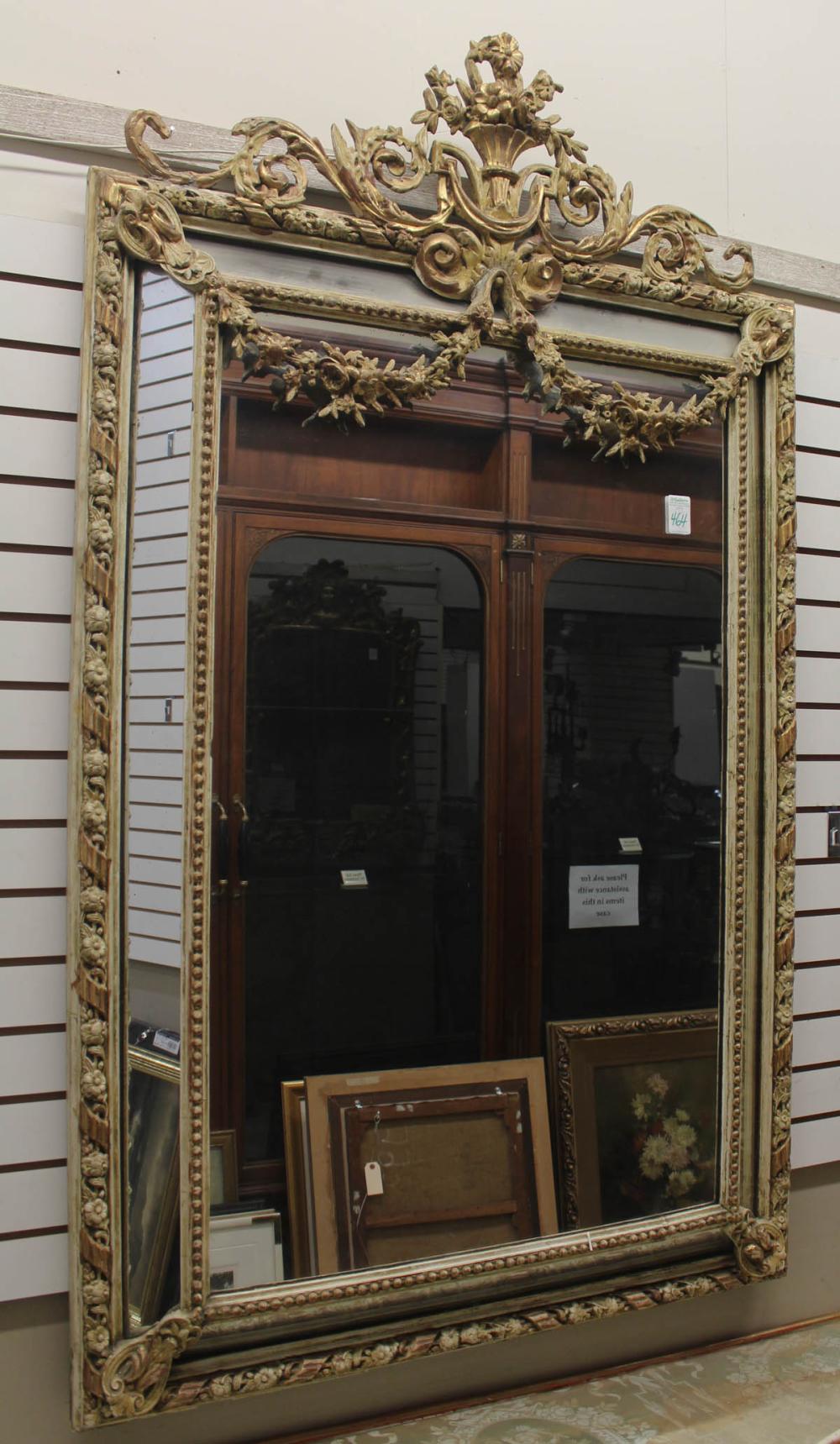 PARCEL-GILT WOOD AND GESSO WALL