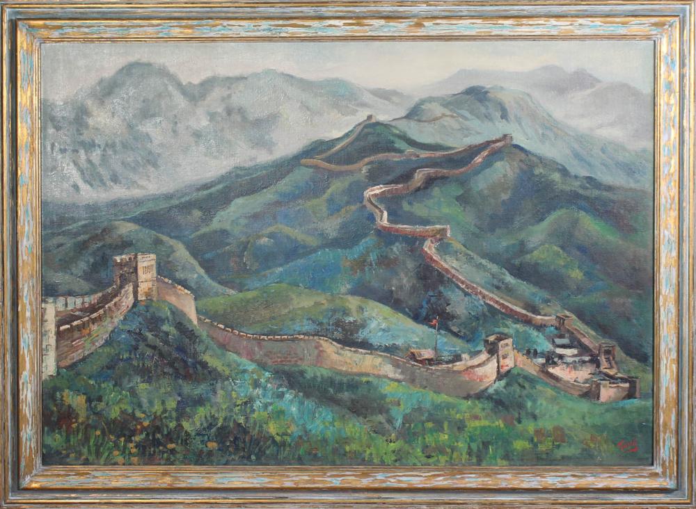 ATTRIBUTED TO LUO TONG OIL ON BOARDATTRIBUTED 3420c3