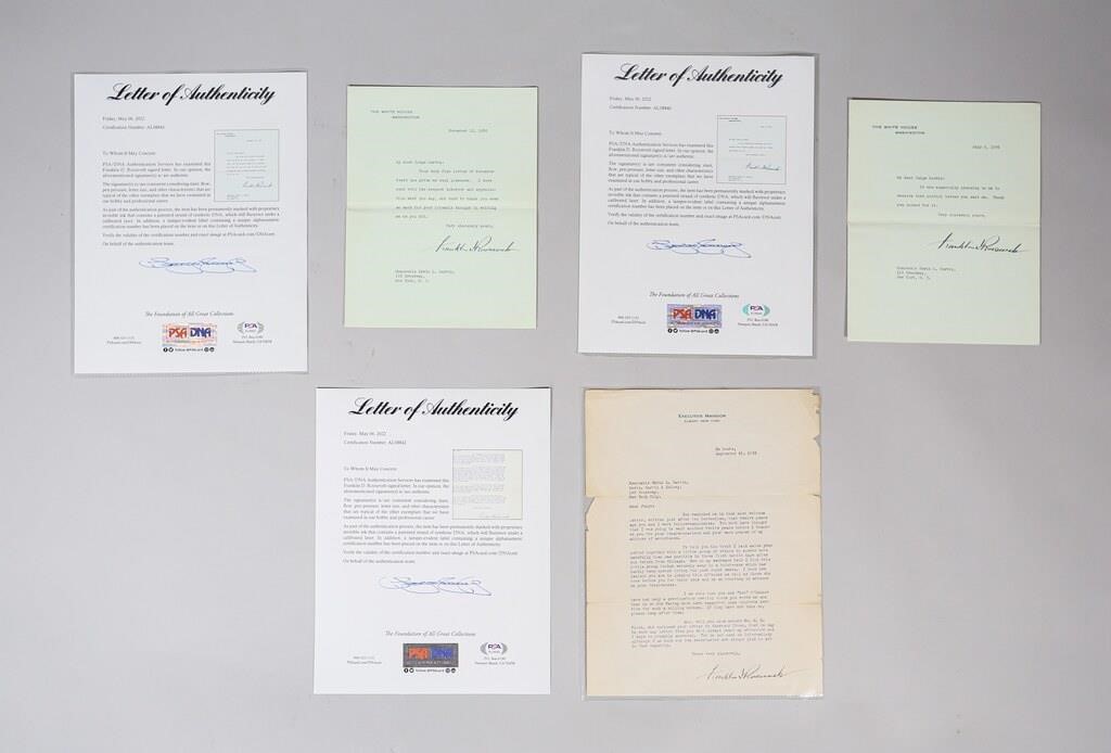 FRANKLIN DELANO ROOSEVELT LETTERS 3420cf