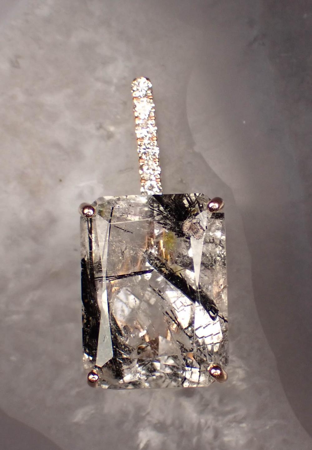 TOURMALATED QUARTZ DIAMOND AND 342159