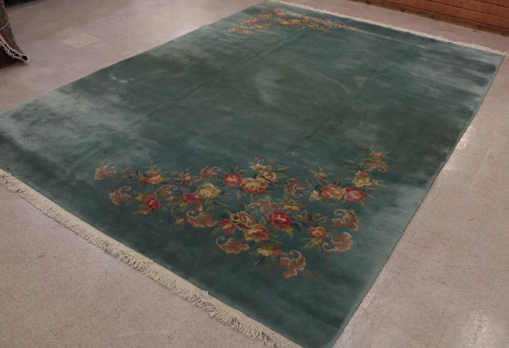 VINTAGE CHINESE NICHOLS CARPETVINTAGE 3421a4