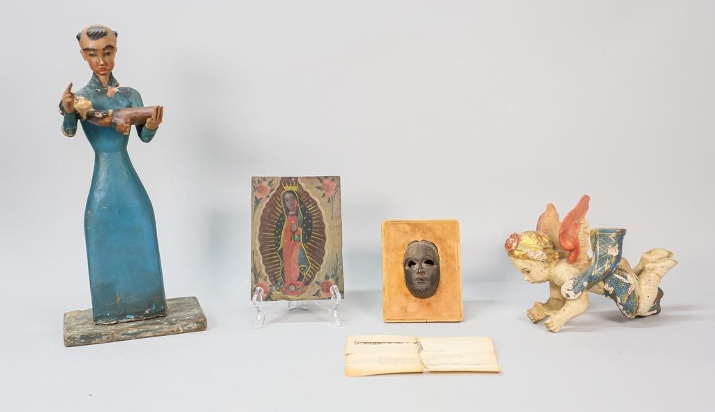 GROUPING OF MEXICAN RELIGIOUS ITEMS