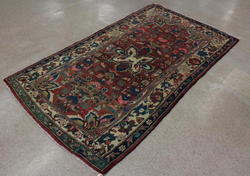 HAND KNOTTED PERSIAN AREA RUGHAND