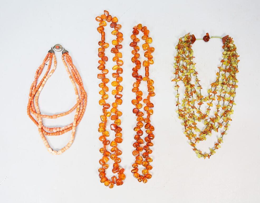 GROUPING OF NATURAL JEWELRYCoral 342284
