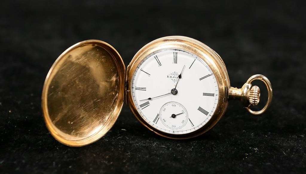 ELGIN 14K GOLD POCKET WATCHElgin