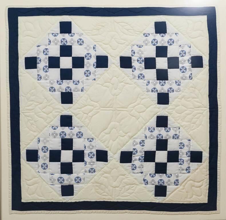 FRAMED QUILTFramed quilt. 
38 1/2"