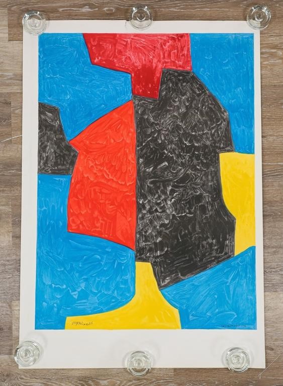 AFTER SERGE POLIAKOFF LITHOGRAPHAfter