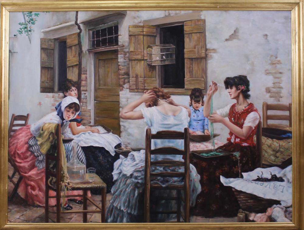 OIL ON CANVASOIL ON CANVAS, Italian