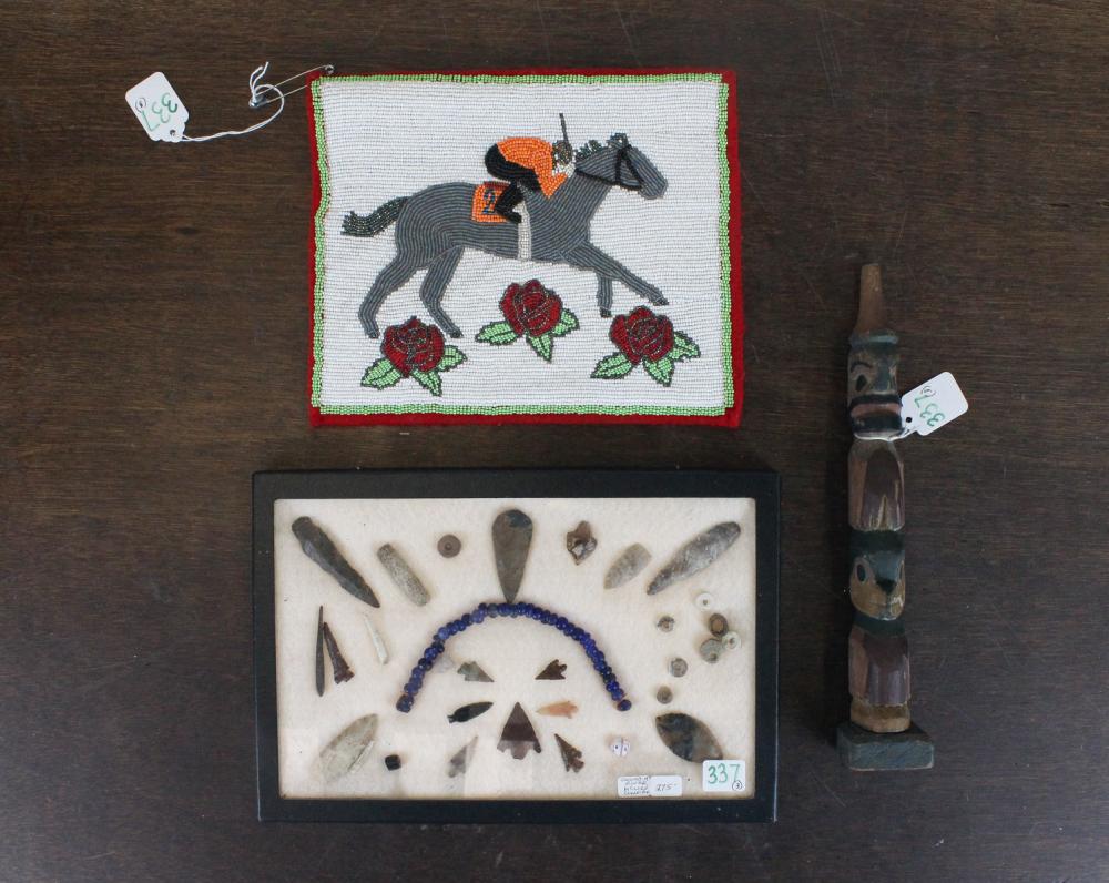 COLLECTION OF NATIVE AMERICAN ARTIFACTSCOLLECTION