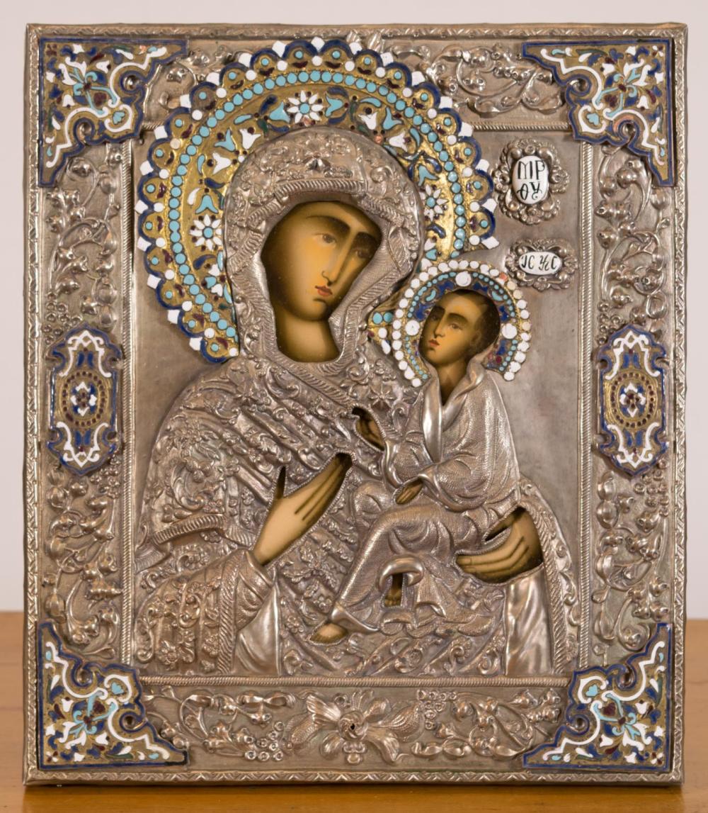 RUSSIAN ICON, MOTHER OF GODRUSSIAN ICON,