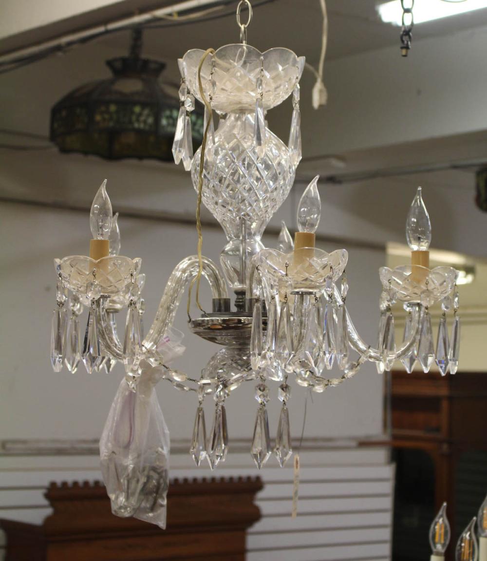 WATERFORD FIVE LIGHT CRYSTAL CHANDELIERWATERFORD 3423ed