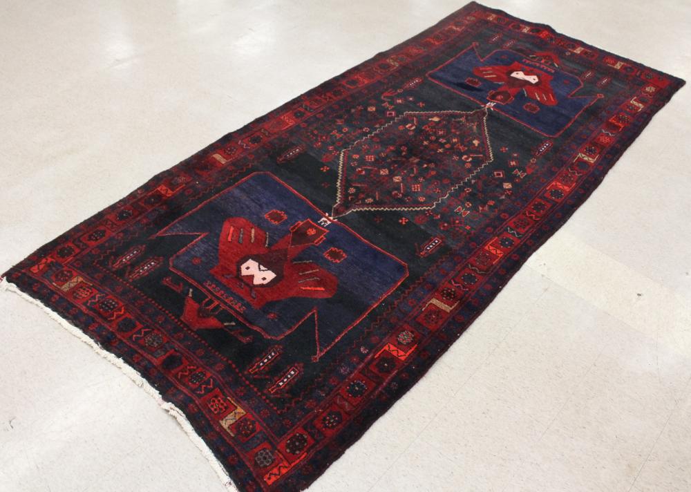 HAND KNOTTED PERSIAN TRIBAL CARPETHAND 3423fc