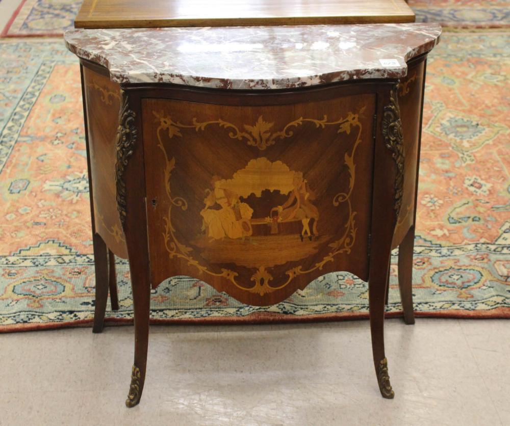 LOUIS XV STYLE MARBLE TOP PETITE 342404