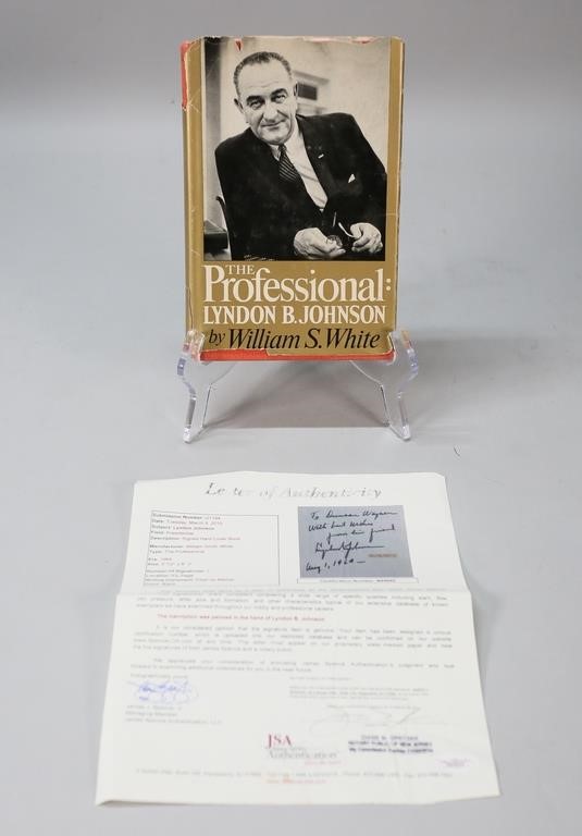 LYNDON JOHNSON AUTOGRAPHED BOOK