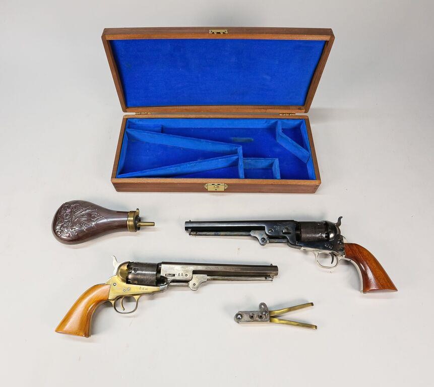 TWO REPLICA COLT MODEL 1851 REVOLVERSTwo