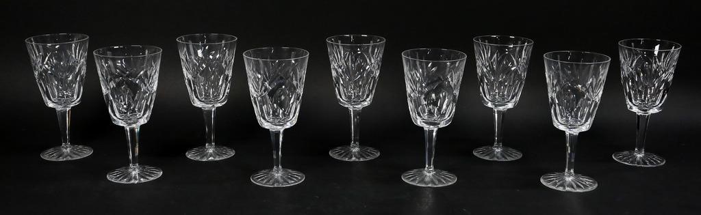 9 WATERFORD ASHLING WATER GOBLETS9