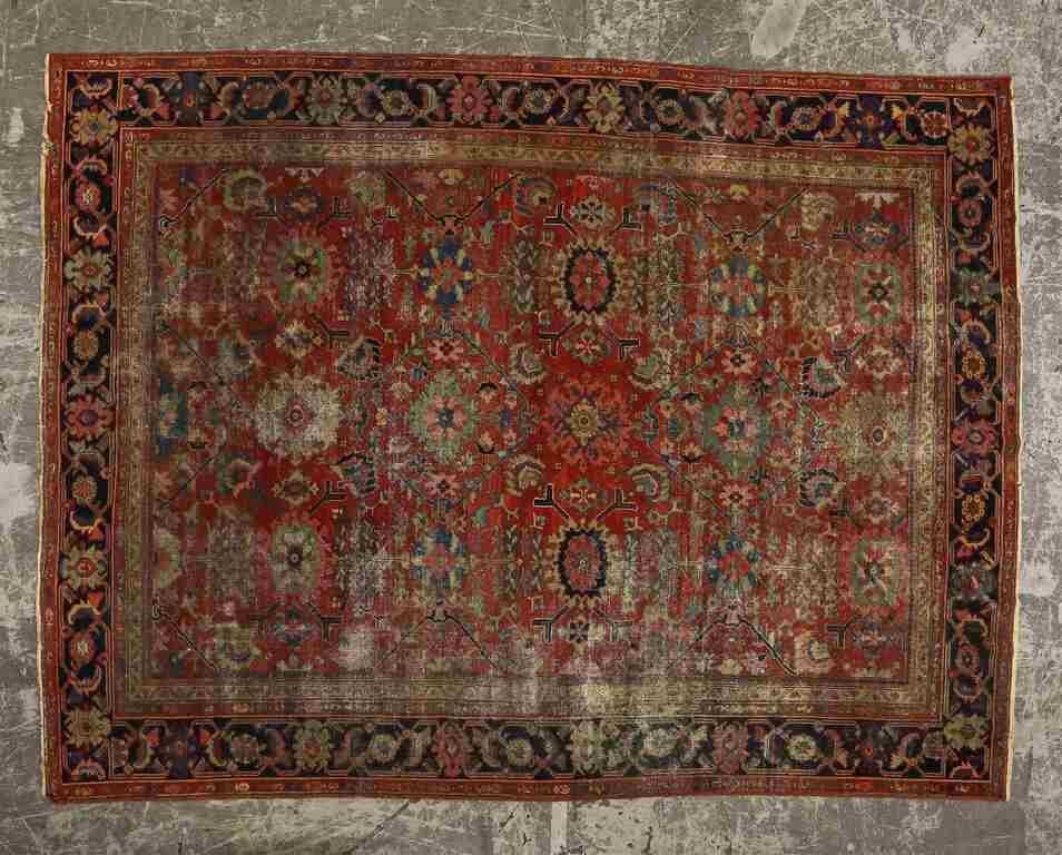 PERSIAN RUGPersian rug. Polychromatic
