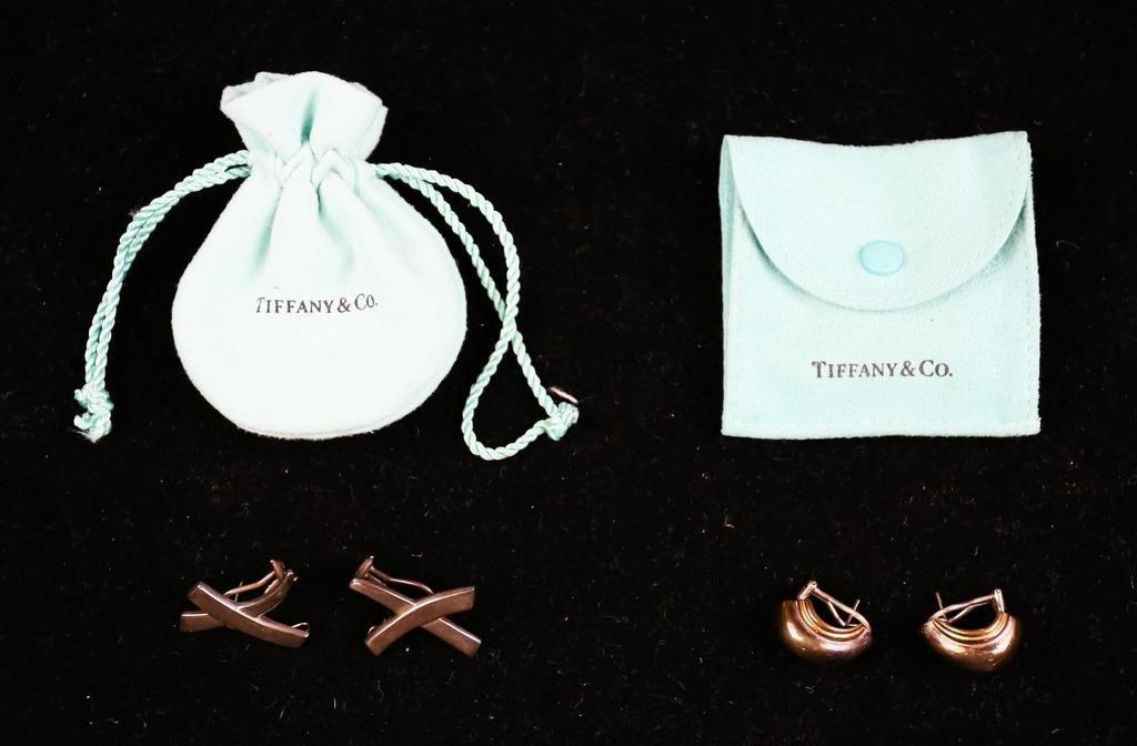 2 PAIR PALOMA PICASSO TIFFANY STERLING 342554