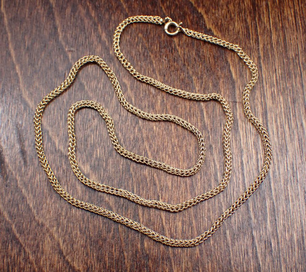 FOURTEEN KARAT YELLOW GOLD CHAIN