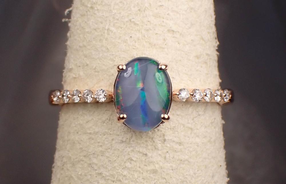 OPAL TRIPLET DIAMOND AND GOLD 342613