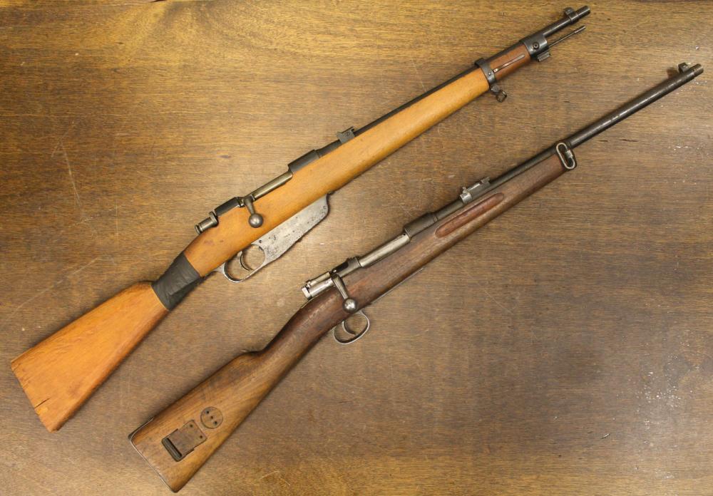 TWO SPORTERIZED BOLT ACTION MILITARY