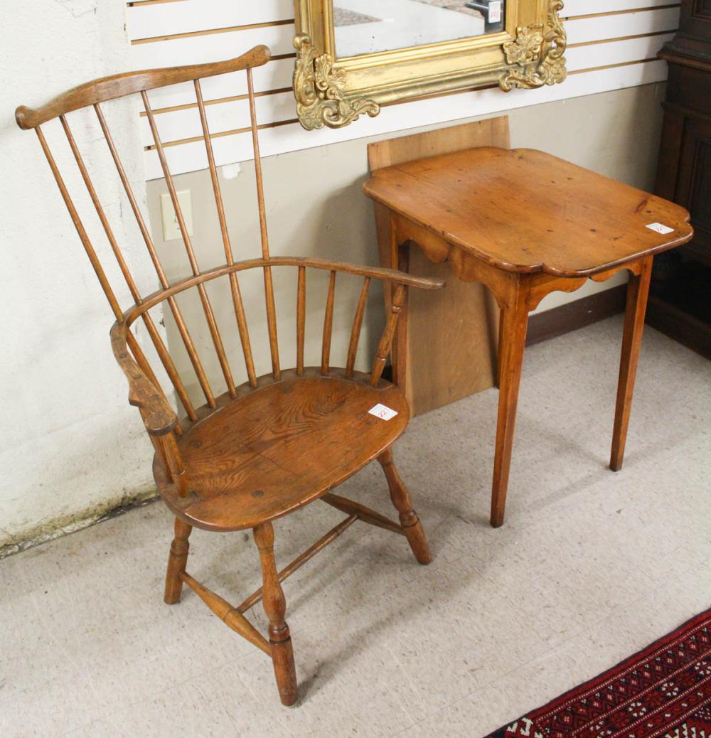 COUNTRY WINDSOR ARMCHAIR AND PINE 342620