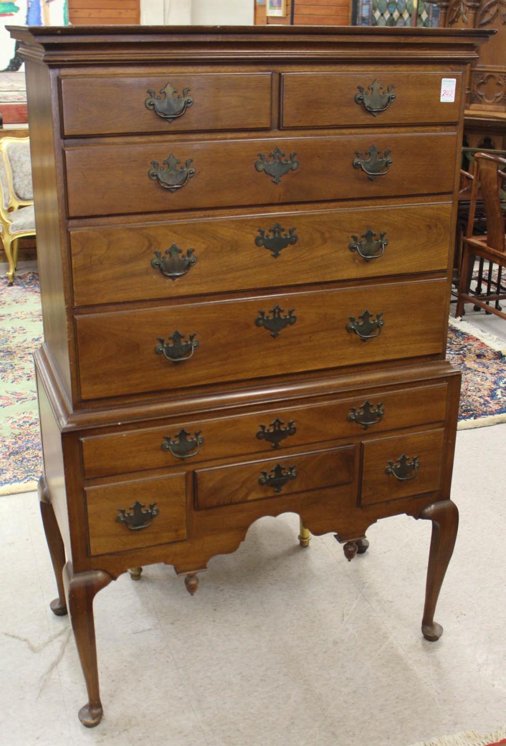 QUEEN ANNE STYLE HIGHBOY CHESTQUEEN