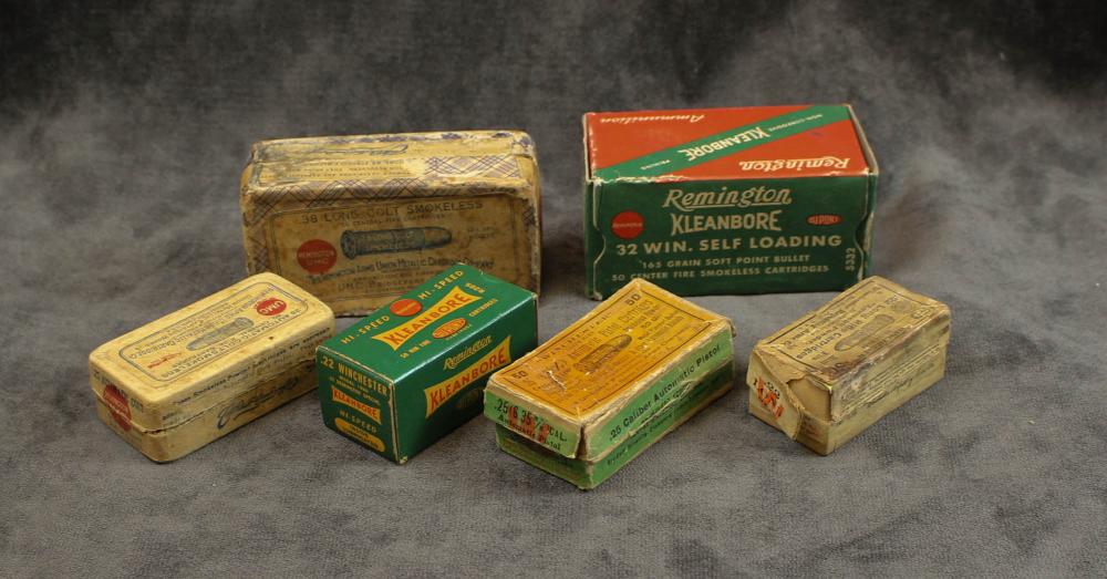 COLLECTION OF VINTAGE AMMUNITION AND