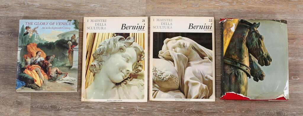 4 BOOKS ON ITALIAN ART AND ARTISTSBernini,