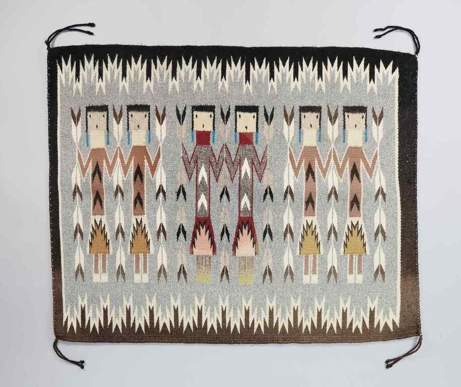 NAVAJO YEI WOOL RUGNavajo wool