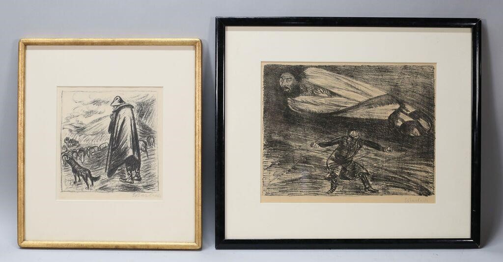 2 ERNST BARLACH LITHOGRAPHSErnst