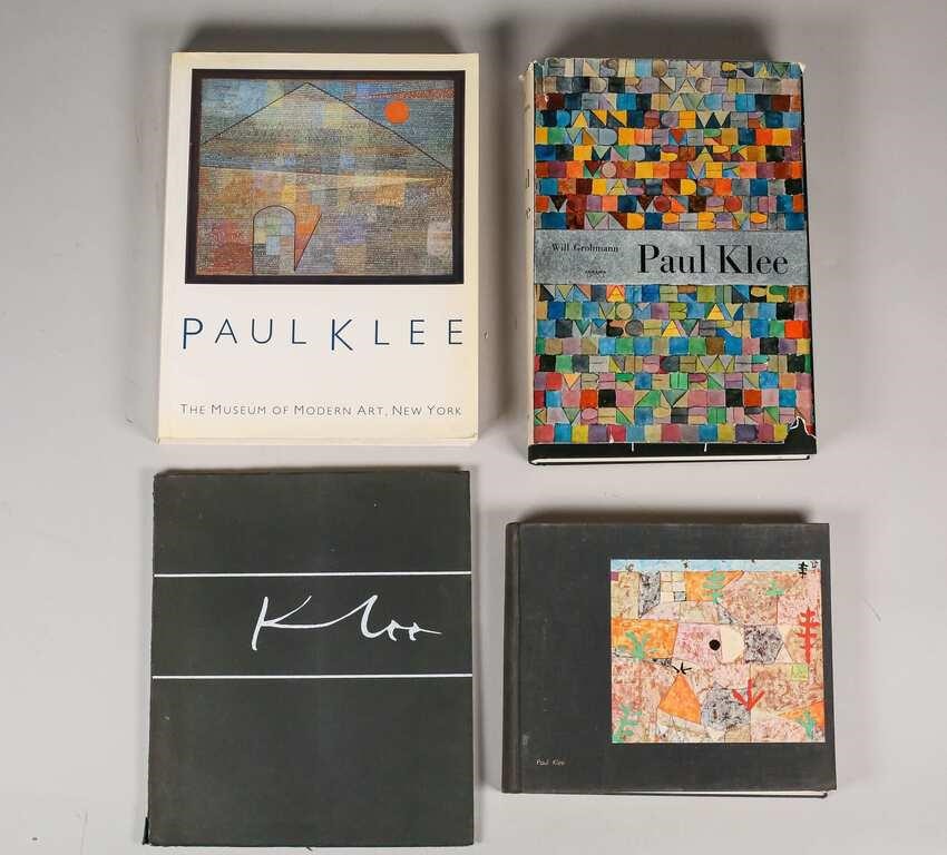 4 BOOKS ON PAUL KLEEPaul Klee by