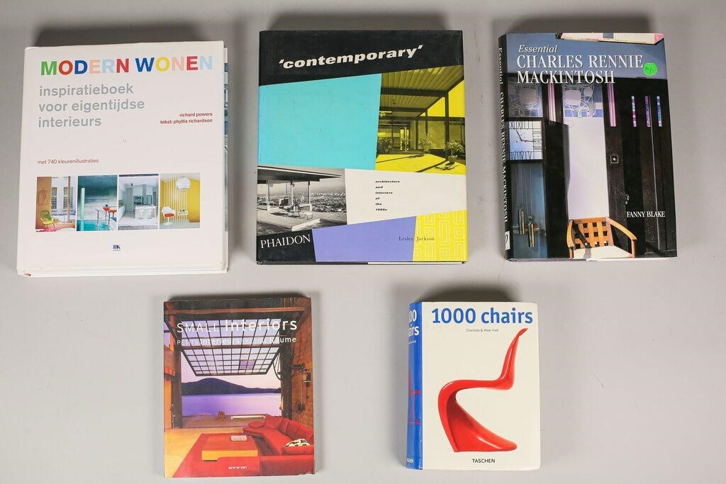 5 BOOKS ON CONTEMPORARY DESIGN1000 342804