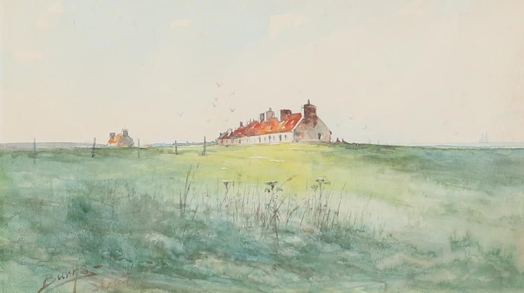 MILTON J BURNS WATERCOLOR SCOTLANDMilton 342833