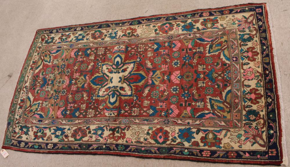 HAND KNOTTED PERSIAN AREA RUGHAND 34284a