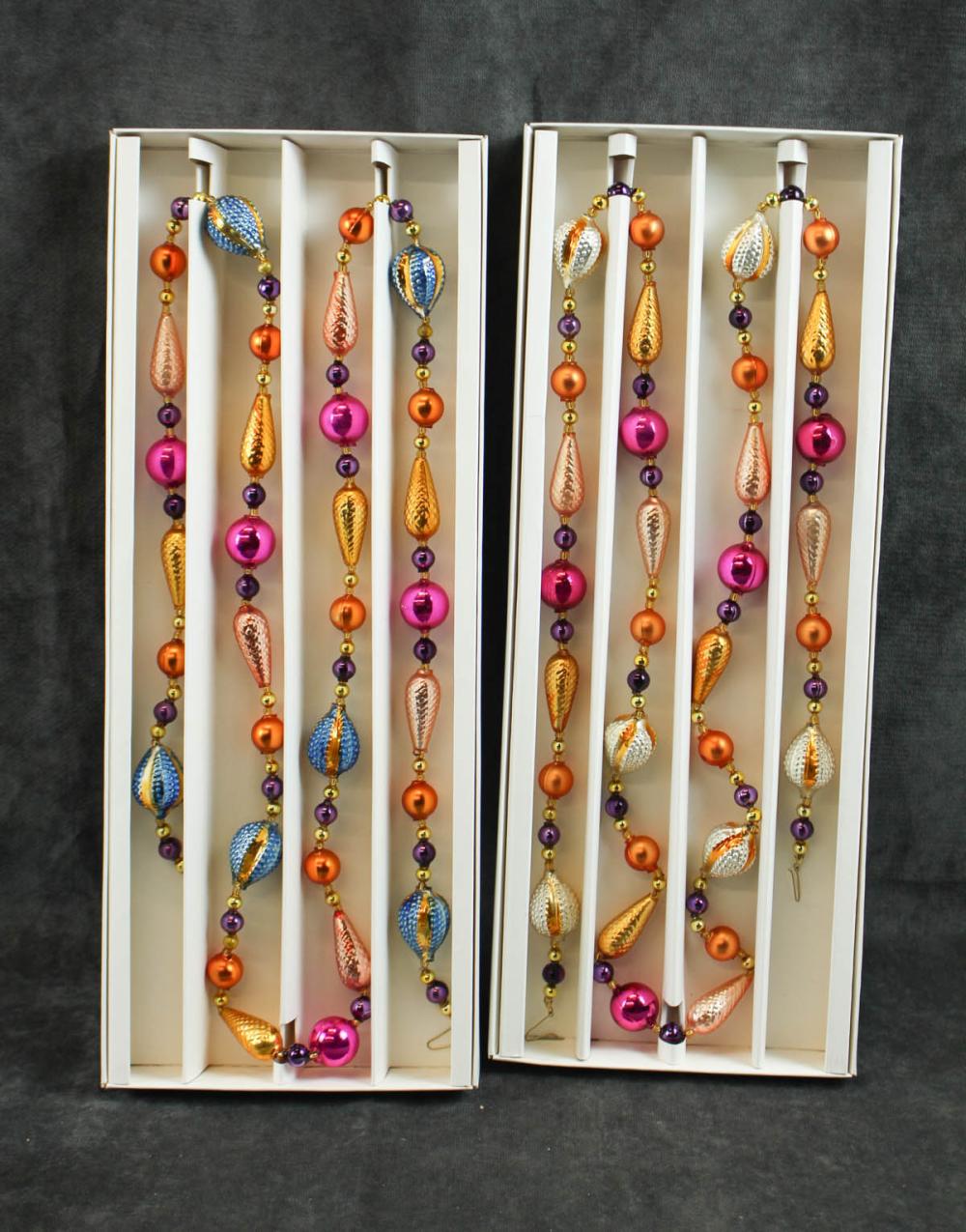 FORTY FOUR BLOWN GLASS ORNAMENTS 342856