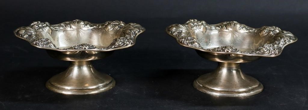 PAIR OF GORHAM REPOUSSE STERLING