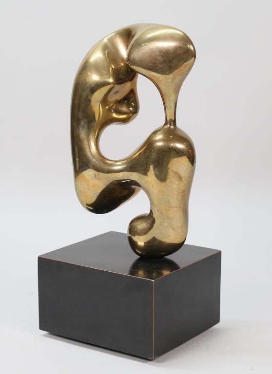 H MISHOLY MODERN ABSTRACT BRONZE 3428d7