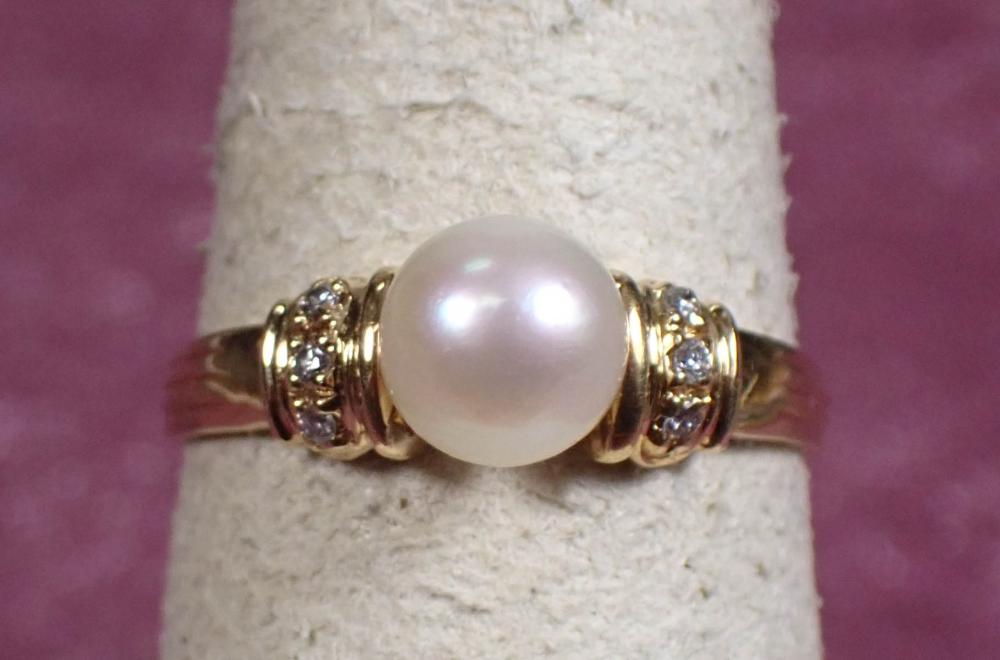 PEARL DIAMOND AND FOURTEEN KARAT 342986