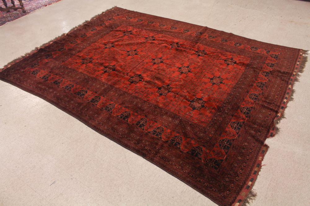 HAND KNOTTED AFGHAN TRIBAL BELOUCH 34299d