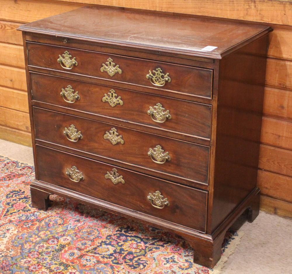 GEORGE III MAHOGANY BACHELOR'S