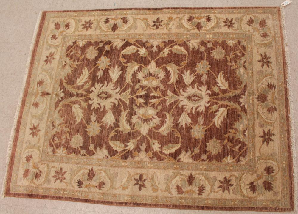 HAND KNOTTED ORIENTAL AREA RUGHAND 342a04