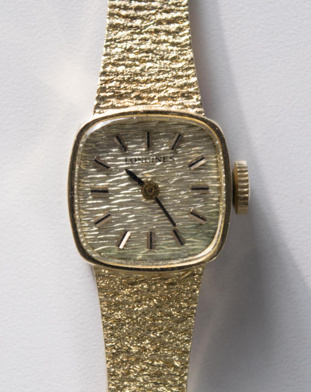 LONGINES GOLD WRISTWATCHLONGINES 342a10