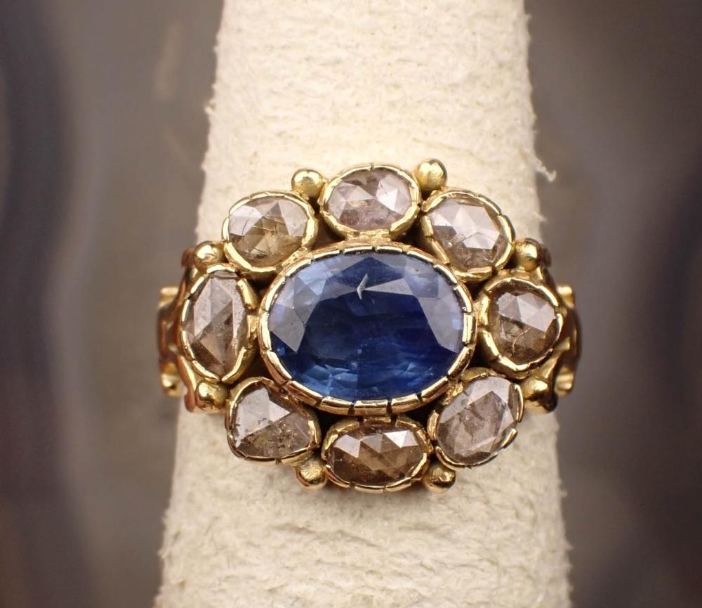 ANTIQUE SAPPHIRE DIAMOND AND GOLD 342a6a