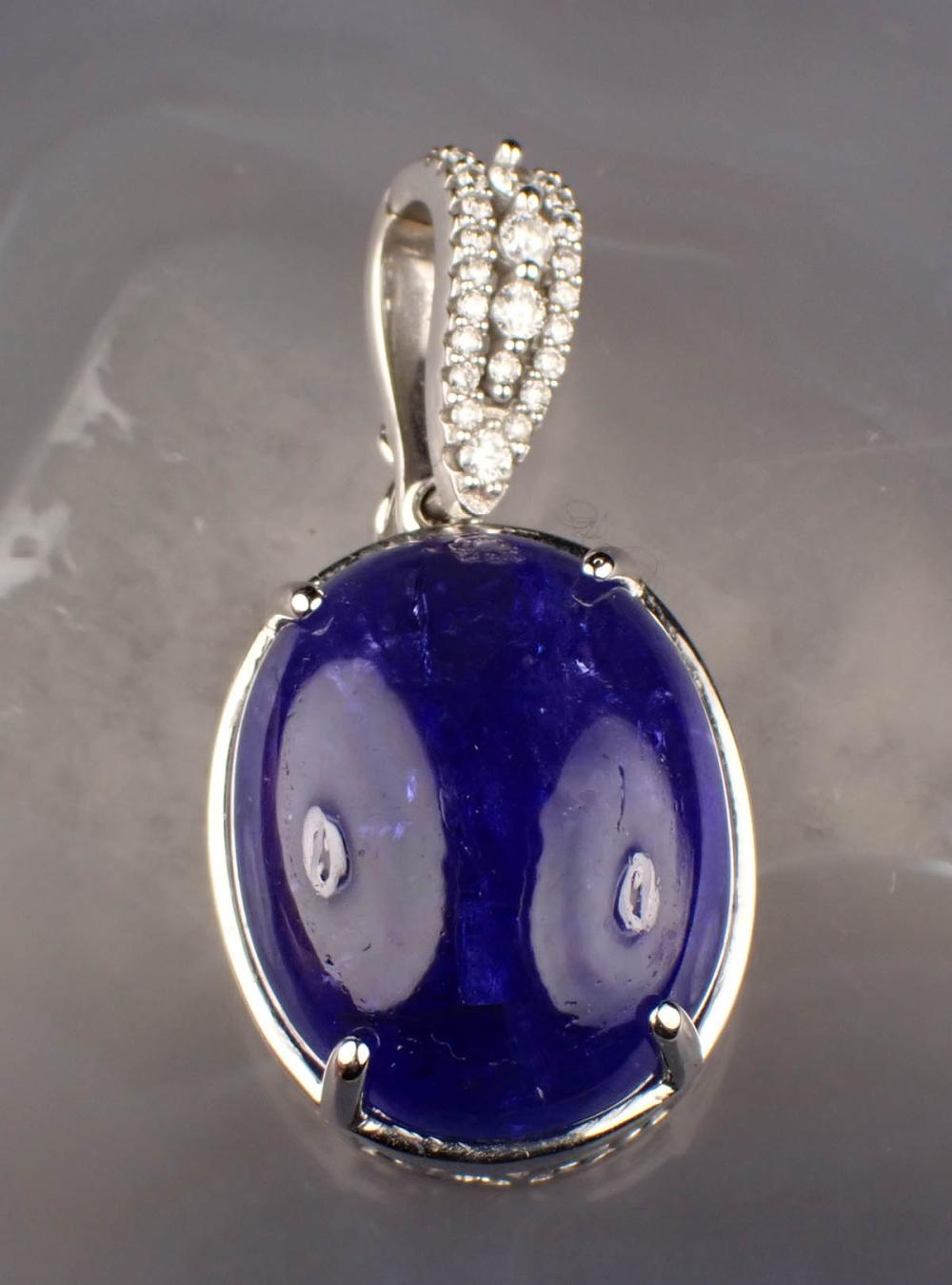 TANZANITE, DIAMOND AND FOURTEEN