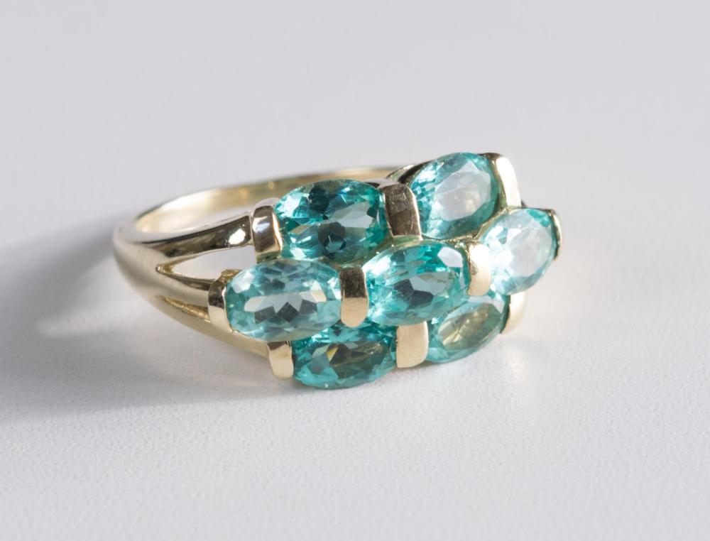 APATITE AND FOURTEEN KARAT GOLD