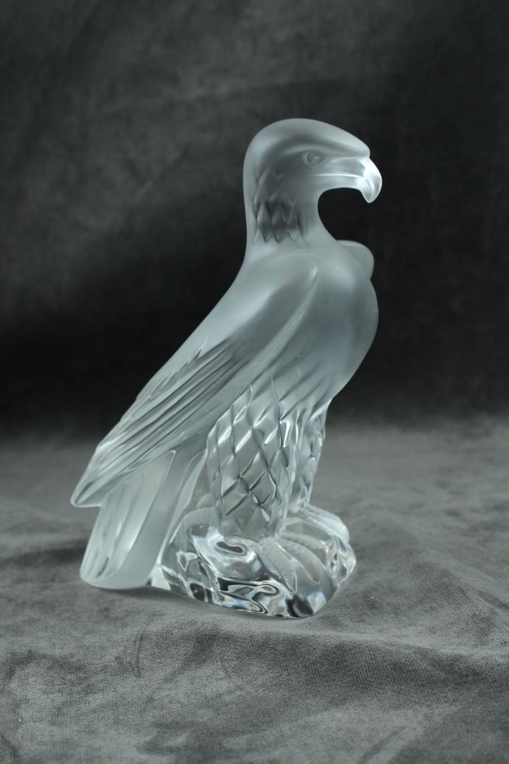 LALIQUE FROSTED GLASS LIBERTY  342af7