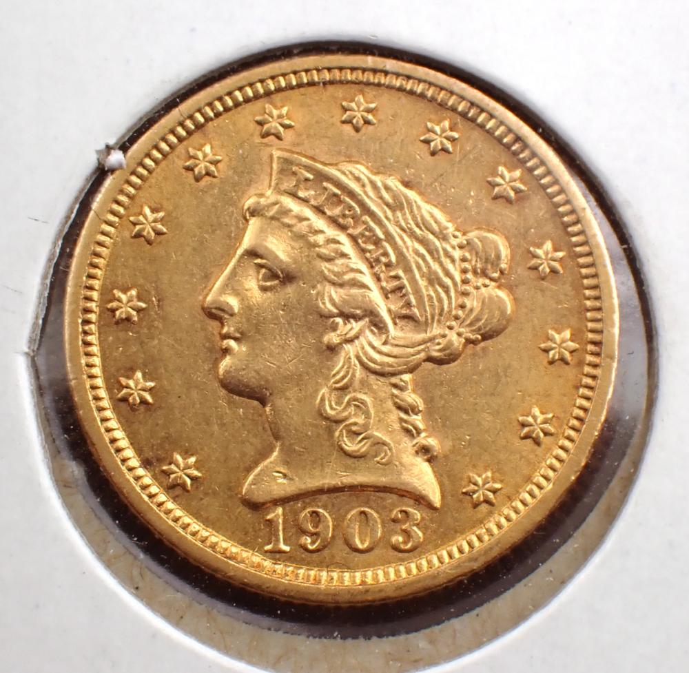 U.S. $2-1/2 DOLLAR GOLD COINU.S.